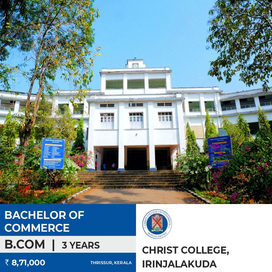 Bachelor of Commerce (B.Com) at Christ College Irinjalakuda, Thrissur